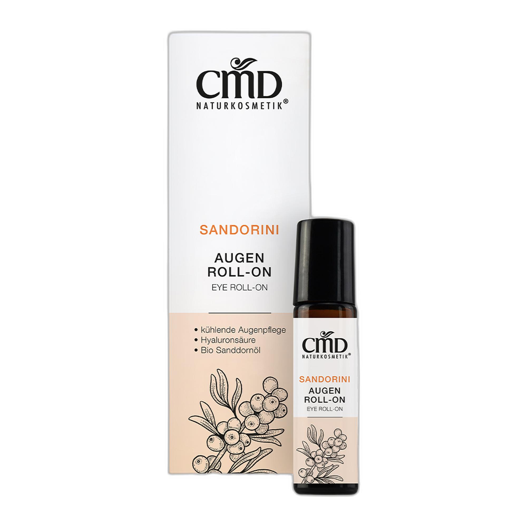 CMD Naturkosmetik Sandorini Eye Roll-On with Hyaluronic Acid Complex