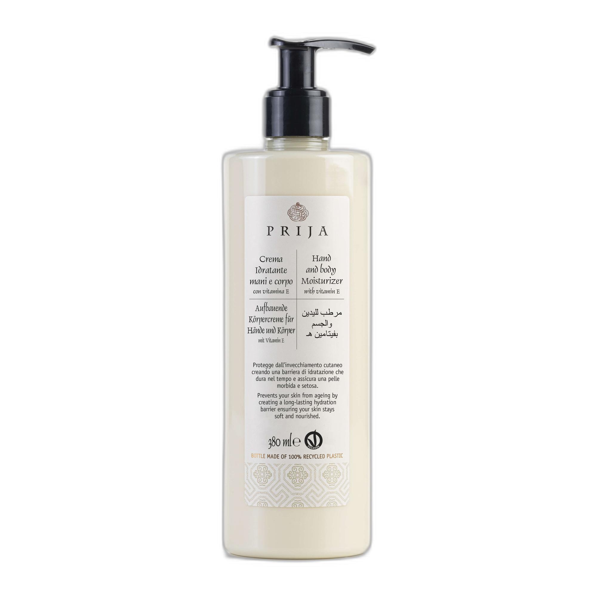 Prija Aufbauende Körpercreme für Hände und Körper (380 ml)
