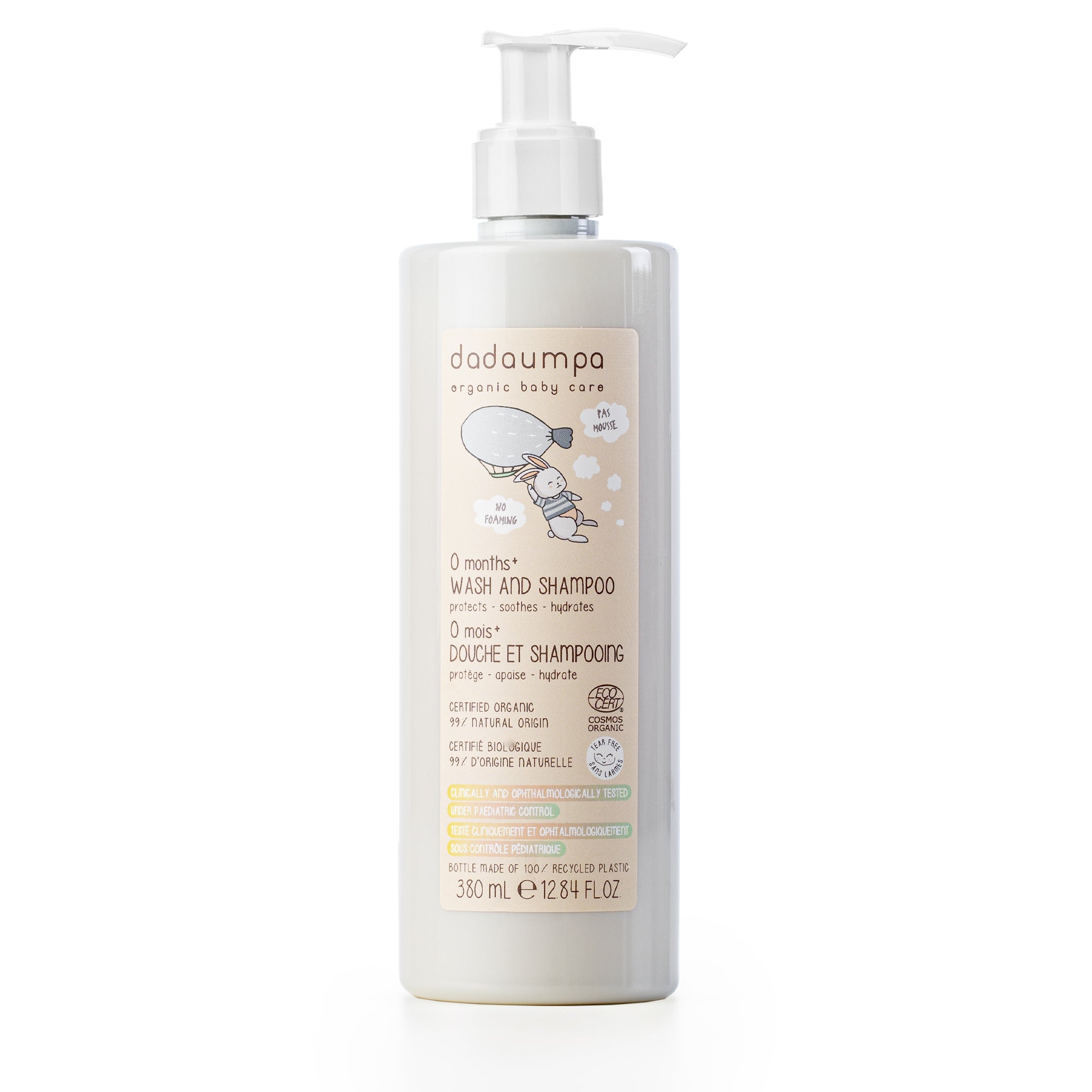 Dadaumpa 0+ Baby Bad Und Shampoo Bio Zertifiziert (380 ml)