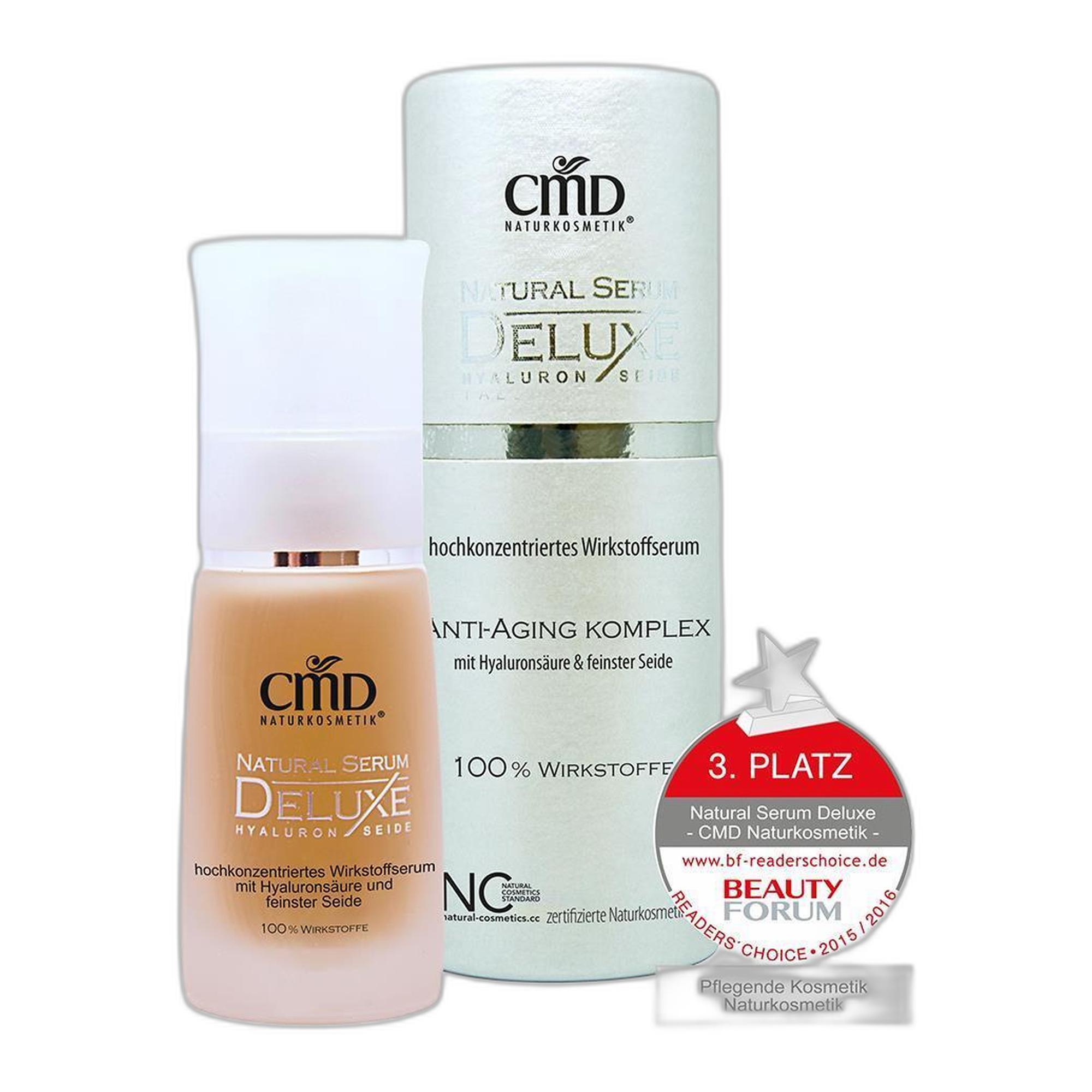 CMD Naturkosmetik Natural Serum Deluxe with Hyaluronic Acid & Silk